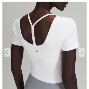 White lululemon Align T shirt Tee